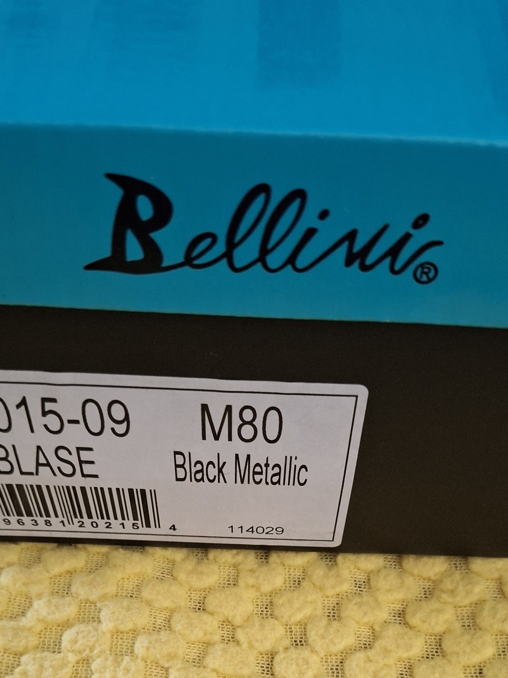 Bellini Black Metallic Mesh Kitten Heels